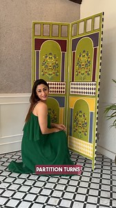 Monday Makeover: we're obsessed with the stunning transformations that @paintmomzy does using Chalk Paint and this project is one of our favourites. Watch as she transforms an ordinary wooden partitian into an extraordinary one and be sure to follow Aashna for more inspiring ideas to transform your home and furniture with paint. Thanks Aashna, we can't wait to see what you paint next! #paintedfurniture #chalkpaint #anniesloan | Annie Sloan