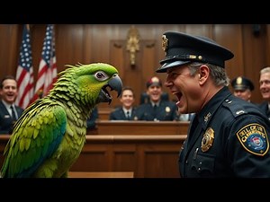 Hilarious Parrot Confronts Police Officer on Camera | Funniest Talking Parrot Moment Ever!