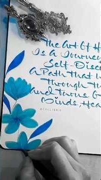 Letters | Handwritten | Calligraphy | Fonts | Aesthetic writing | Florals