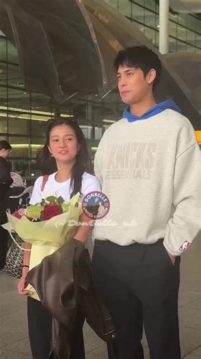 24K views · 1.1K reactions | The way these two mirror each other without even realizing it. So cute! 凉❤️ DONBELLE JUST EngLANDED #DonnyPangilinan #BelleMariano #DonBelle #DONBELLEmpire #LonDONBELLEDiaries ( ©: DonBelle UK ) | Mommies of DonBelle OFC | Facebook