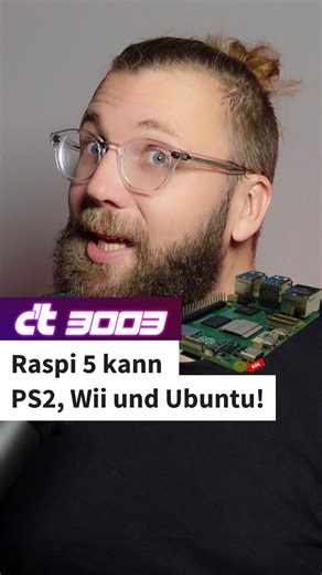 5.3K views · 27 reactions | Der Raspi 5 kann mehr als nur Bastelprojekte! 邏 Keno hat eine Woche damit gearbeitet und sogar PS2 und Wii-Spiele zum Laufen gebracht.  Das komplette Video findet ihr hier: ▶ youtube.com/ct3003 - Link in der Story. | c't magazin | Facebook