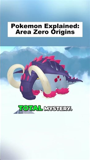 Pokemon Lore Explained: Area Zero Origins #pokemon