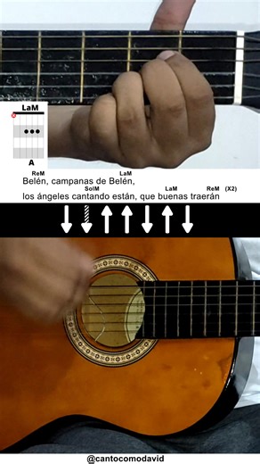 CANCIÓN: CAMPANA SOBRE CAMPANA LETRA Y ACORDES: CANTO COMO DAVID TONO: DO MAYOR / DOM / C Campana sobre campana y sobre campana una, asómate a la ventana verás el niño en la cuna. CORO: Belén, campanas de Belén. Los ángeles cantando están ¿Qué nuevas traerán? (X2) Recogido tu rebaño, ¿Para dónde vas pastor? Voy camino del portal, llevo pan con mantequilla CORO… Campana sobre campana y sobre campana dos. Asómate a la ventana, porque está naciendo Dios CORO… Caminando a medianoche, ¿Dónde caminas,