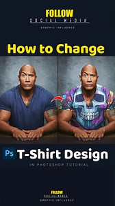 72K views · 782 reactions | Add Design on t-shirt In Photoshop ? . . . Short Photoshop Tutorial by @graphicinfluence01 . . . #madewithphotoshop #photoshoptutorial . . . Hashtags . #photoshop #photoshopdesign #photoshoptricks #photoshop2023 #photoshopartist #photoshopskills #adobe #adobeillustrator #graphicdesign #artist #designinspiration #designer #tutorialvideo #tutorial #creative #tipsandtricks #photography #editingskills | Graphic Influence | Facebook