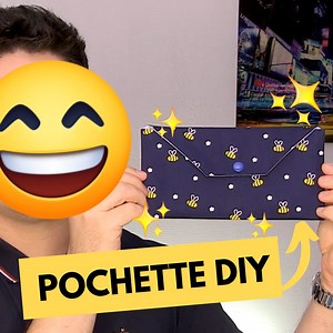 Coutûre DIY 🧵 Une jolie pochette pratique et simple à réaliser 🥰 | Craft Pop Max