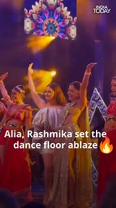 4.5M views · 10K reactions | Alia Bhatt and Rashmika Mandanna set the dance floor ablaze with ‘Naatu Naatu’ act at NMACC gala. See video. #AliaBhatt #RashmikaMandana #NaatuNaatu #NMACC | India Today | Facebook