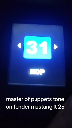 Master of Puppets Tone on Fender Mustang LT 25