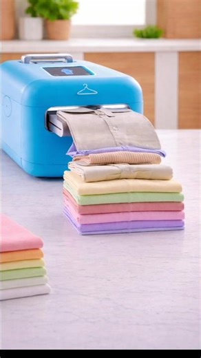 This Machine Irons and Folds Clothes Automatically 😱