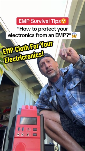 This EMP Cloth is a must have to protect your electronics from an EMP! #emp #survivaltips #cloth #tiktokshopspringglowup #tiktokshopcreatorpick