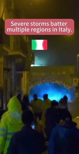 Italy is getting slammed by Cyclone
