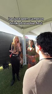 Cameron Brink at Revolve Festival