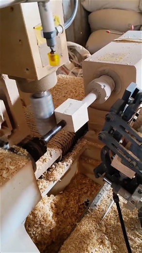 How to Make Sofa Legs FAST: The Power of a Wood Lathe Milling Machine #woodworking
