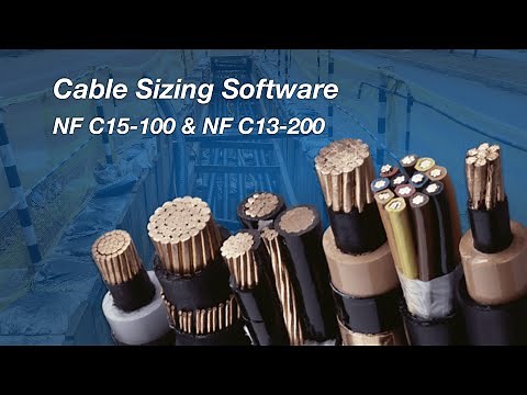ETAP Cable Sizing per NFC15-100 & NFC13-200