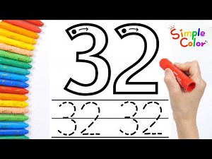 How many shrimp are there in the ocean? | 32 Writing and Reading Practice | Numbers Kindergarten