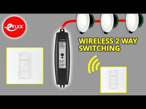 TWO WAY SWITCHING is EASY with the Lutron RA2 Select wireless lighting control.