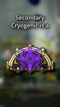 Secondary Cryogenic: Pretty Cool! (heh) #shorts #warframe #gaming #streamer #wfcc