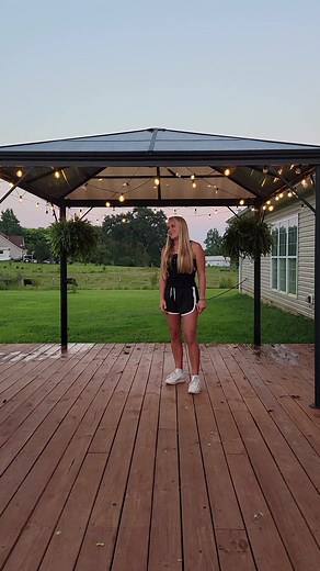 67K views · 1.1K reactions | Our back patio!  This is from last year but this is one of my favorite set ups! This warm weather has me motivated to get the yard and porches ready for summer time! ☀️ #patiodecor #porchdecor #forthehome #patiodesign #outdoordecor #patio #porch #patiostyle #summerdecor | Our Winton home | Facebook