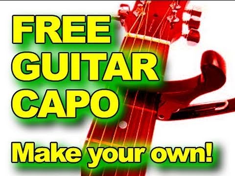 FREE Capo! How To Make Your Own - Acoustic Guitar Tips & Tricks