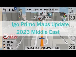 2022 2023 igo Primo Maps Update Middle East