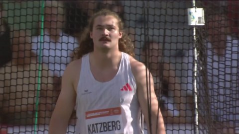 Ethan Katzberg captures silver at World Athletics Continental Tour in Budapest