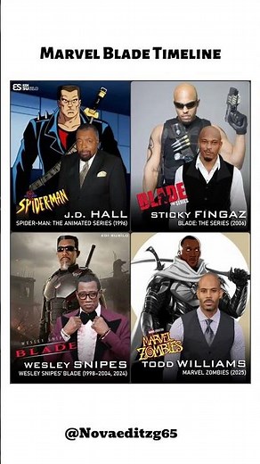 Blade Evolution (1998–2026) 🩸 | All Actors Who Played Blade