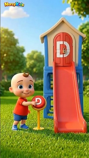 Magic Toy Slide Teaches A B C D | Fun Alphabet Learning #abcd #toddlers