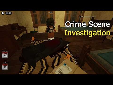 Roblox CRIME SCENE INVESTIGATION Full Walkthrough