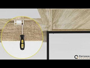 Manual de montagem interativo, Mesas Kuadra com Extensão.