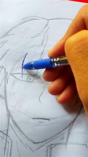 Todoroki pen sketch #pensketch #viralvideo #anime#todoroki #myheroacademia #art #shorts