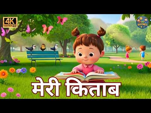 मेरी किताब | Meri kitab | Hindi Rhyme | Hindi Rhymes For Kids | #pinturhymes