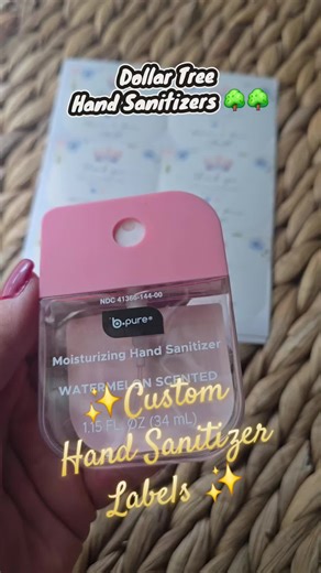 Custom Hand Sanitizer Labels for Any Theme