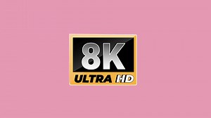8k ultra hd. Modern technology signs. Motion graphics.
