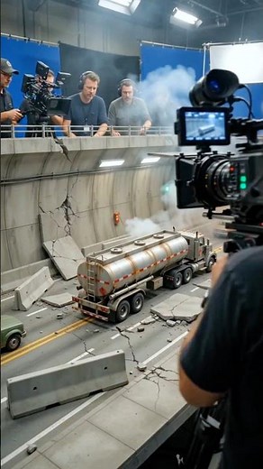 How Hollywood Creates a Fuel Tanker Explosion in a Highway Tunnel | Miniature VFX BTS