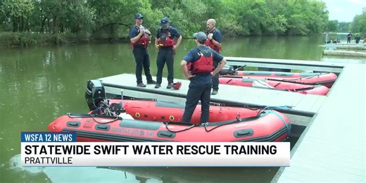 First responders partake in statewide swift water rescue training