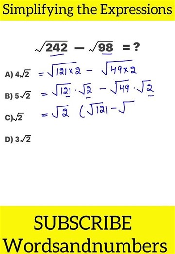 Easy Math Trick ⚡ Simplify Roots Fast #mathshorts #shorttricks #learnmaths