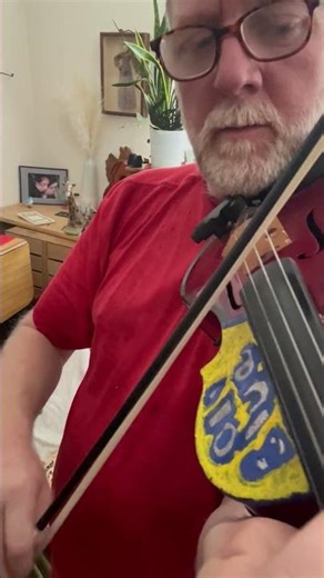 Surfing with the Alien Intro Riff on Fiddle