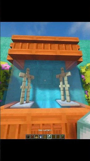 How to make floating armor stands in Minecraft 🤯 #minecraft #shorts