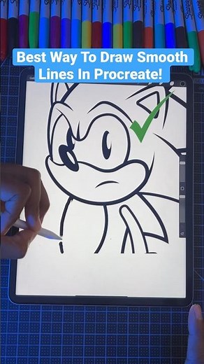 Do This To Draw Smooth Lines In Procreate! 😍 | Easy! #procreate #art #shorts