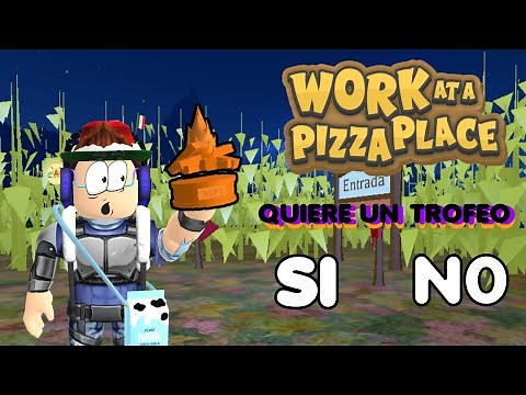 COMO CONSEGUIR EL TROFEO 2023 Maiz Laberinto - Work At a Pizza Place Roblox