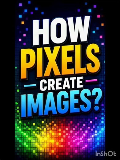 How Pixels Create Images🚥🚥 #Pixels #DigitalImages #ImageCreation #RGB #TechExplained #Visuals
