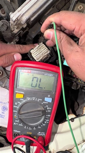Honda Civic Auto Fan Wiring Check with Multimeter