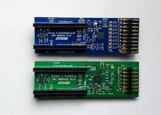 JayShoe's Pro Audio Series Teensy 4 ADC and DAC Audio Shield
