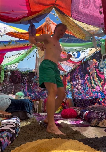 Shuffling in the Soul Space with my soulmate 😏 Shoutout to @Best in Tents for not only creating an incredible camp experience, but for bringing in @Soul Space Canopy Co. to build this dreamy canopy section 🥰 Next festival for us is @Elements Music & Art Festival 💃🏻🕺🏼 who else will we be seeing there!? #edmtiktok #libfestival #lightninginabottle #shuffledance #edmtok @Lightning in a Bottle