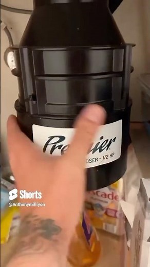 How to reset a garbage disposal if it breaks? Reset button trick #cleanout #garbagedisposal #method