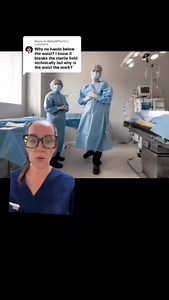 78K views · 21K reactions | What is the sterile field in the operating room? #operatingroom #surgery | Dr. Betsy Grunch - Ladyspinedoc | Facebook
