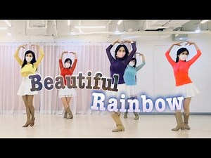 Beautiful Rainbow l True Colors l Improver Line Dance l 뷰티플 레인보우 라인댄스 l Linedance l 라인댄스퀸