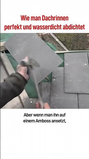 Wie man Dachrinnen perfekt und wasserdicht abdichtet