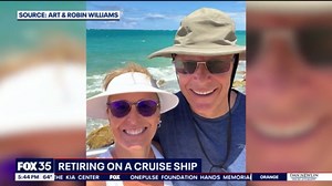 Retired couple opts to spend golden years on cruise ship