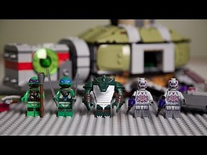 Lego 79121 Teenage Mutant Ninja Turtle Sub Undersea Chase Speed Build