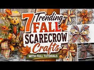 7 Trending Fall Scarecrow Crafts With Full Tutorials